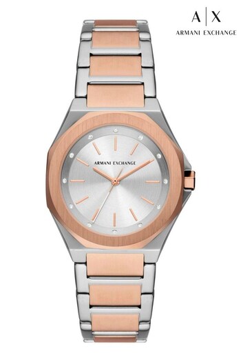 Armani Exchange Ladies Silver Watch (752484) | £199