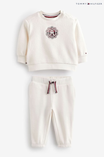 Tommy Hilfiger Newborn Baby Logo Crew Suit (752998) | £90