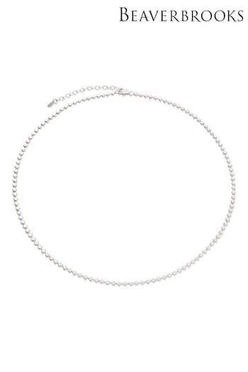 Beaverbrooks Sterling Silver Yellow Gold Plated Circle Necklace (753401) | £85