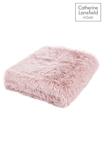 Catherine Lansfield Pink So Soft Cuddly Throw (753419) | £40