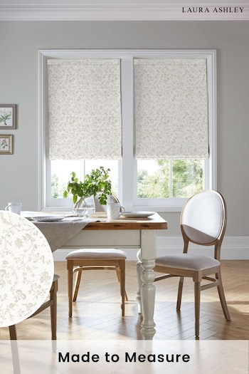Laura Ashley Dove Grey Aria Made to Measure Roman Blinds (753869) | £84