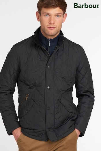 Barbour® Navy Chelsea Quilted Jacket (754315) | £149