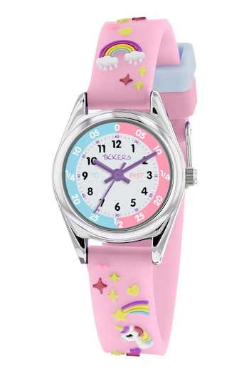 Peers Hardy Girls Purple Tikkers Silicone Strap 3D Unicorn Watch (754656) | £15