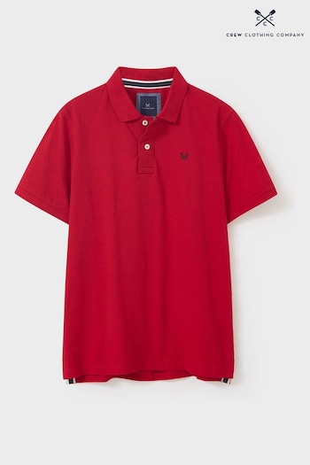 Crew Clothing Red Classic Pique Polo Shirt (755197) | £37