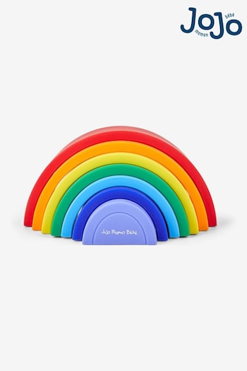 JoJo Maman Bébé Silicone Rainbow Stacker (755208) | £17.50