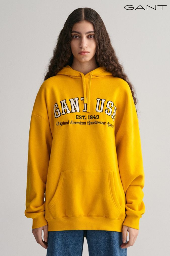Gant yellow shop hoodie