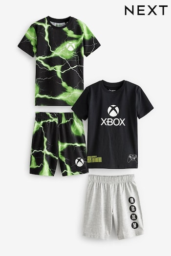 Xbox Black/Green Short Pyjamas 2 Pack (5-16yrs) (755496) | £25 - £32