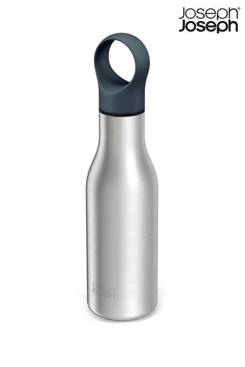 Joseph Joseph Silver Loop Vacuum Insulated Water Bottle (755594) | £79.99