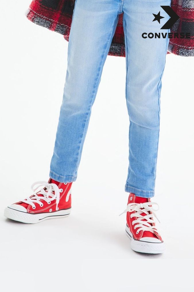 Boys best sale red converse