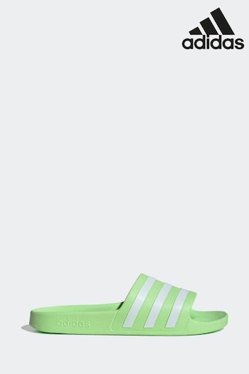 adidas Green Sportswear Adilette Aqua Slides (756290) | £20