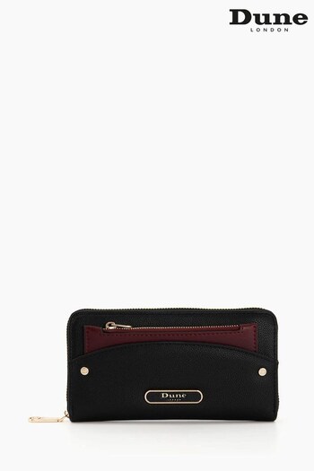 Dune London Kalens Zip Around Black Purse (756748) | £40