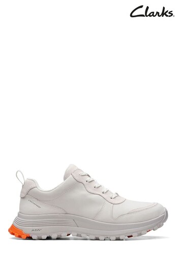 Clarks White Combi ATL Trek Free WP Shoes (756960) | £100