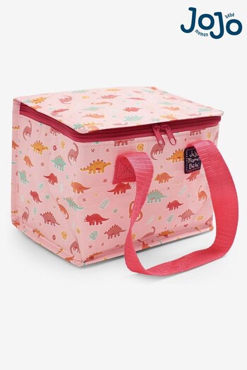 JoJo Maman Bébé Pink Dino Insulated Food and Bottle Bag (757236) | £6.50