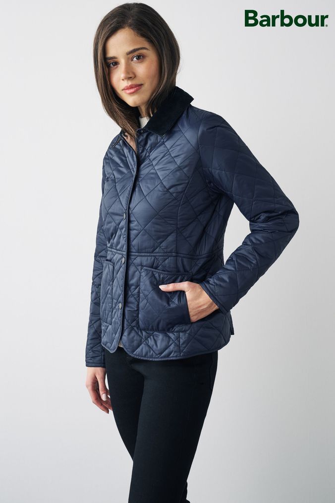 Blue barbour 2024 jacket womens
