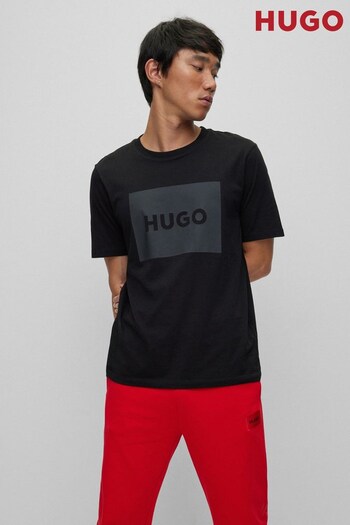 HUGO Black Box Logo Relaxed Fit T-Shirt (757551) | £45