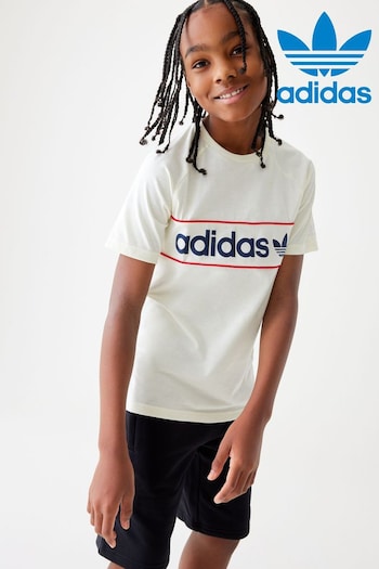 adidas Originals Cream Adidas Ny T-Shirt (757940) | £20