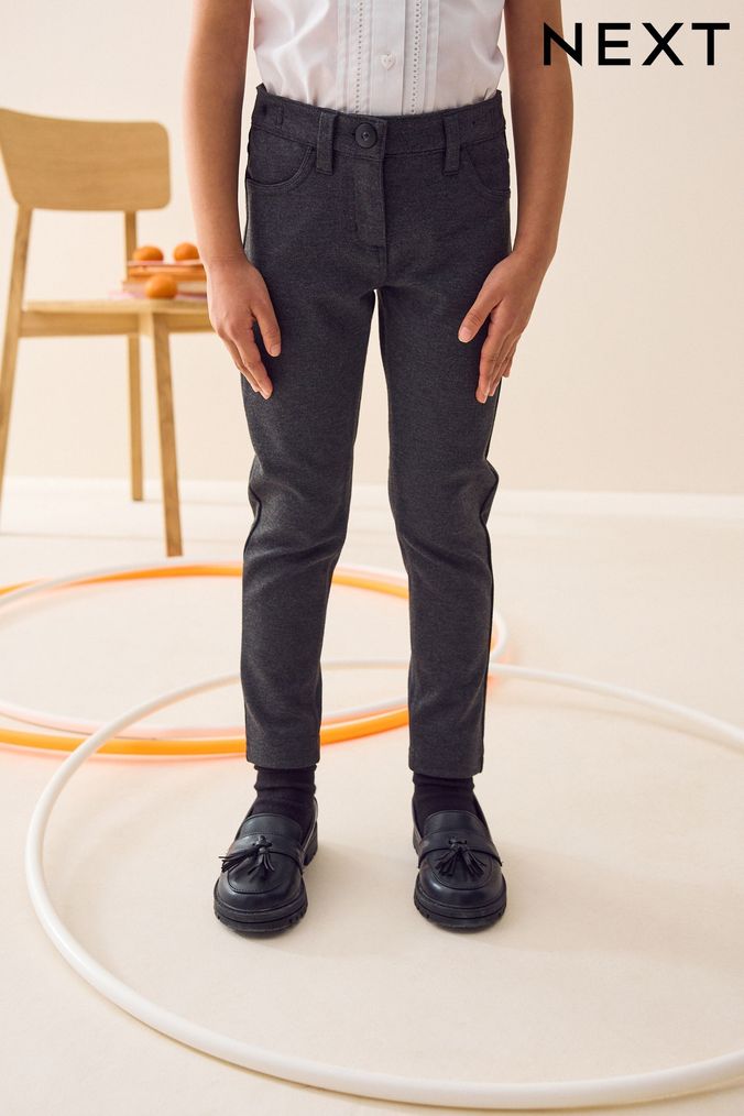 Next girls grey school trousers 2025