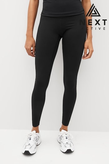 Black CerbeShops Active Sports Tummy Control High Waisted Full Length Sculpting Leggings (758146) | £28