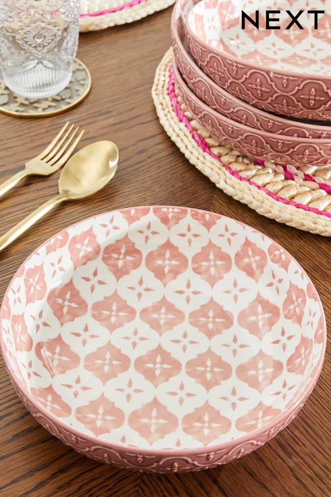 Pink Dinnerware Pink Dinner Sets Next UK