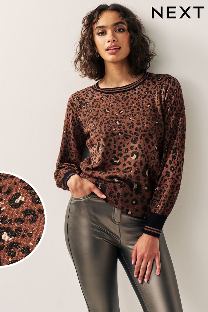 Animal print shop jumpers uk