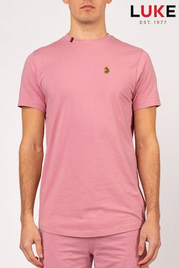 Luke 1977 Pink Super Vintage T-Shirt (758467) | £30
