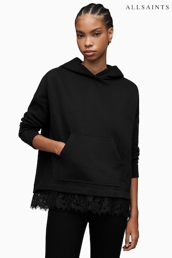 AllSaints Black Lee Hoodie (758586) | £129