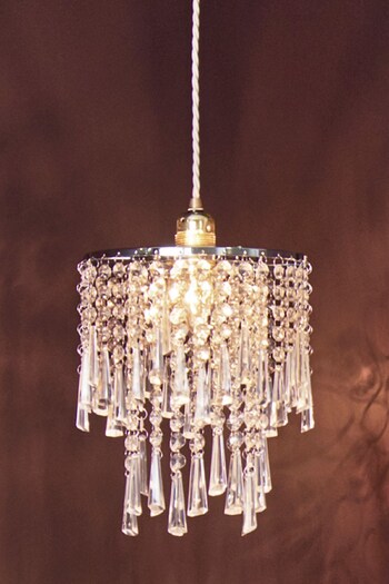 Clear Lucy Easy Fit Pendant Lamp Shade (758701) | £22