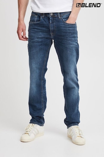 Blend Blue Regular Denim Jeans In Twister Fit With Vintage Finish (759276) | £50