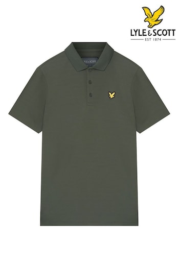 Lyle & Scott Green Golf Tech Polo Shirt (759528) | £55