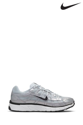 Nike Silver P-6000 Trainers (759533) | £100