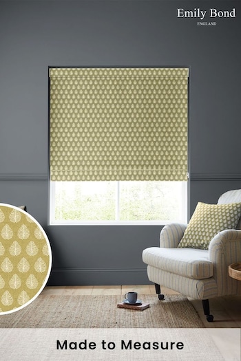 Emily Bond Pollen Yellow Jaipur Made to Measure Roman Blinds (759620) | £79