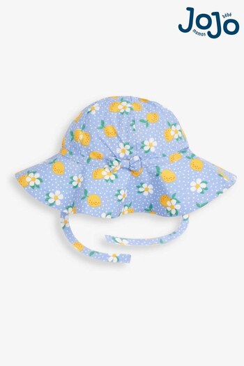 JoJo Maman Bébé Blue Floral Floppy Sun Hat (759947) | £14