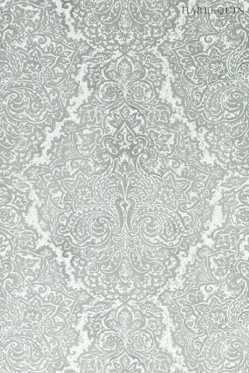 Harlequin Grey Leaf Wallpaper (760403) | £95
