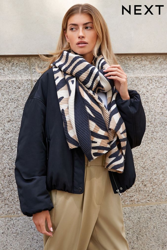 Women s Plain Scarves Knitted Snood Scarves Next Official Site
