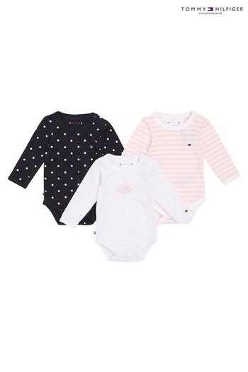 Tommy Gradient Hilfiger Baby Pink Body 3 Pack Giftbox (760576) | £60