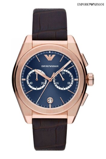 Emporio Armani Gents Brown Watch (760782) | £299