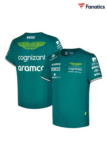 Fanatics Green Aston Martin Aramco Cognizant F1 2023 Official Team T-Shirt (760873) | £47