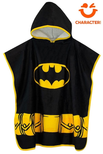 Character Black Batman Swim & Beach Towel Poncho (761218) | £17