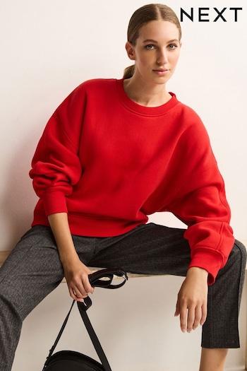 Red Contemporary Crew Neck Sweatshirt (761307) | £22