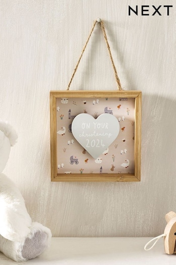 Natural Christened in 2024 Hanging Decoration (761443) | £6