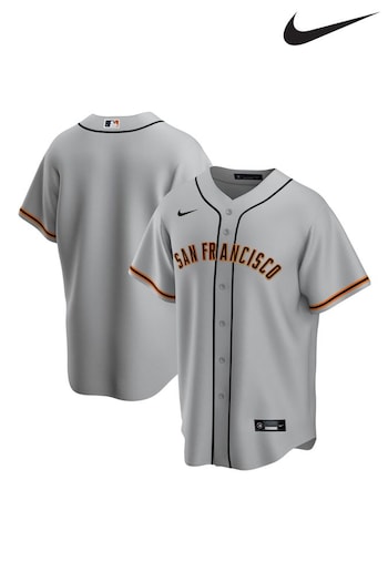 Nike Grey San Francisco Giants Official Replica Road Jersey (761553) | £56