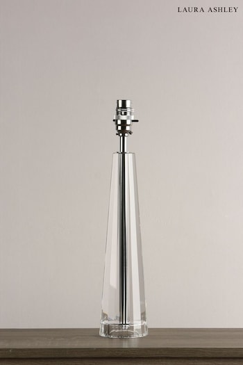 Laura Ashley Clear Blake Cut Glass Crystal Obelisk Table Lamp Base (761938) | £99