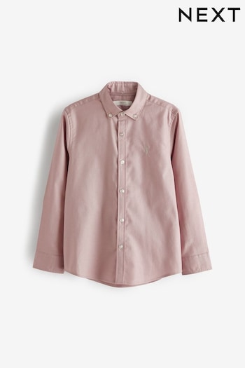 Pink Long Sleeve Oxford Shirt (3-16yrs) (762014) | £10 - £15
