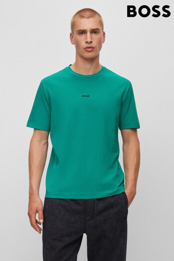 BOSS Sea Green Relaxed Fit Central Logo T-Shirt (762080) | £45