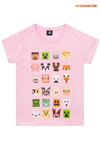 Character Pink Minecraft T-Shirt (762549) | £15