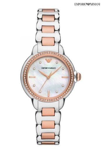 Emporio Armani Ladies Pink Watch (762944) | £329