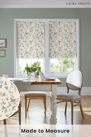 Laura Ashley Sage Apricot Summer Palace Made to Measure Roman Blinds (763147) | £84