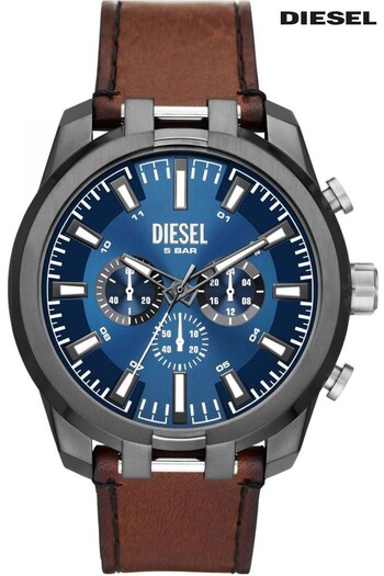 Diesel Gents SPLIT Brown Watch (763800) | £259