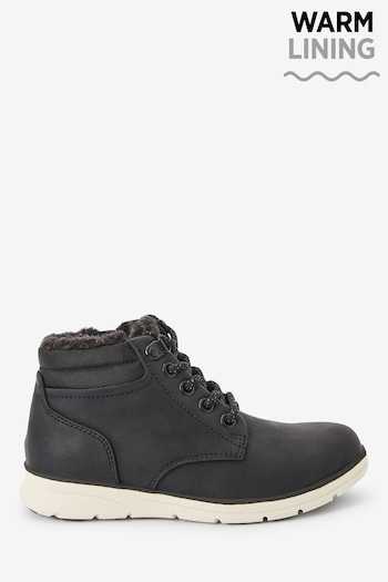 Black Warm Lined Boots (763810) | £30 - £37