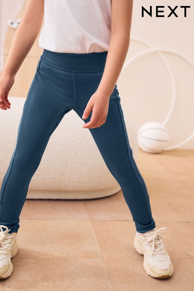 Buy Girls Leggings Blue Sportswear Online Next UK